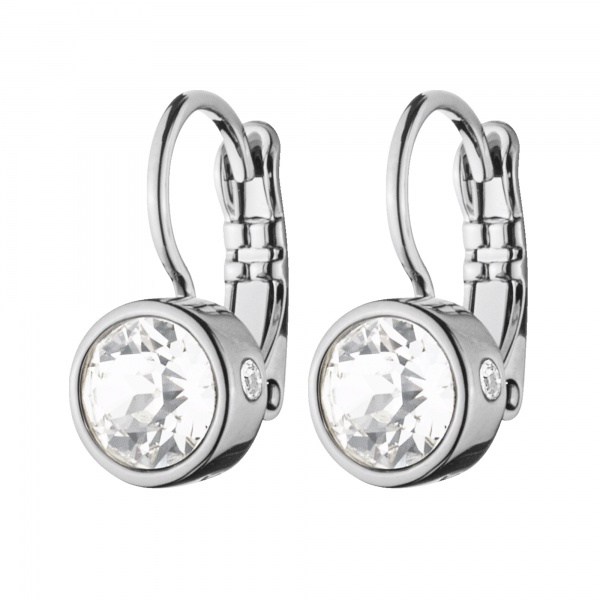Dyrberg Kern Madu Silver Earrings - Crystal